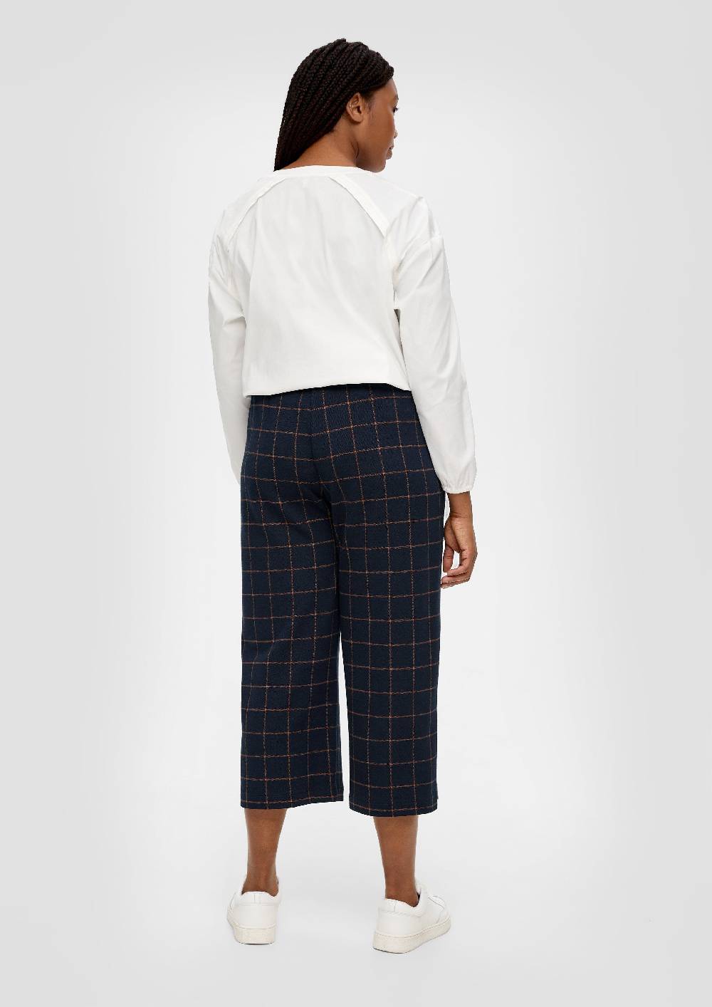 S.Oliver Regular: Culotte Im Karomuster