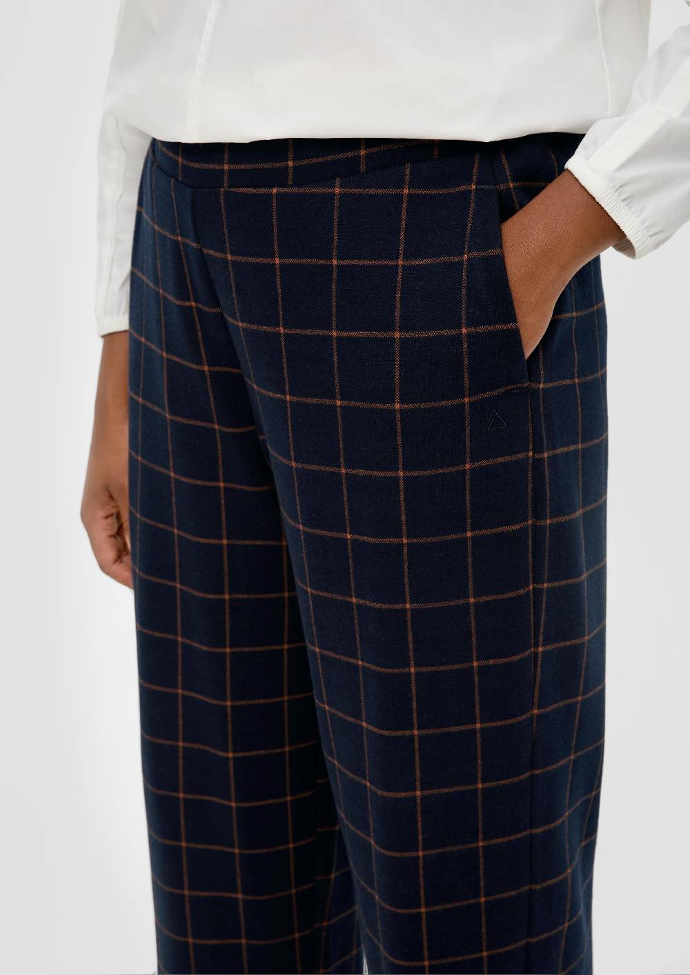 S.Oliver Regular: Culotte Im Karomuster
