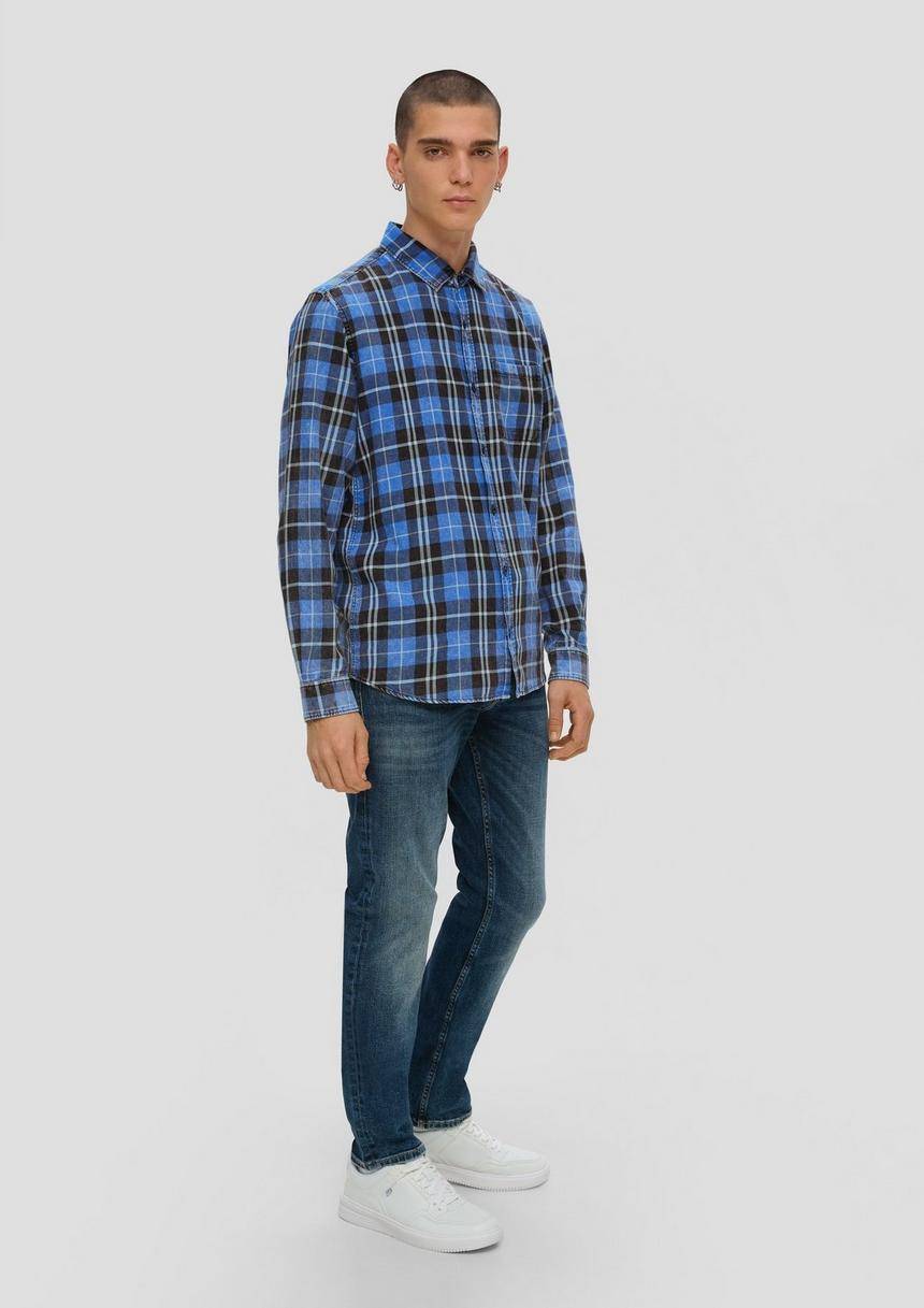 S.Oliver Regular: Hemd Aus Twill