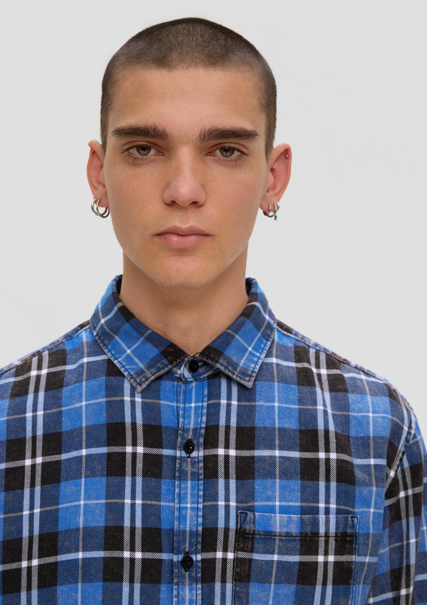 S.Oliver Regular: Hemd Aus Twill