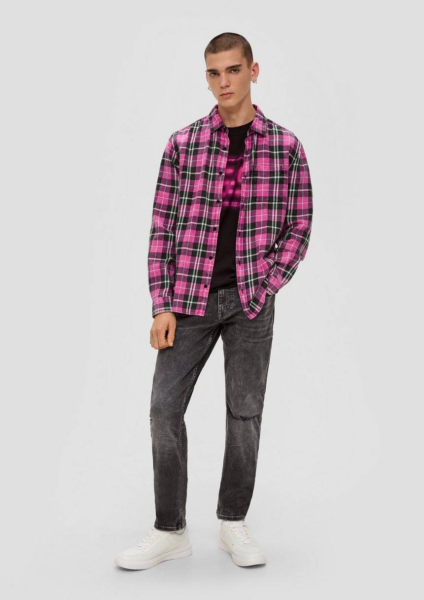 S.Oliver Regular: Hemd Aus Twill