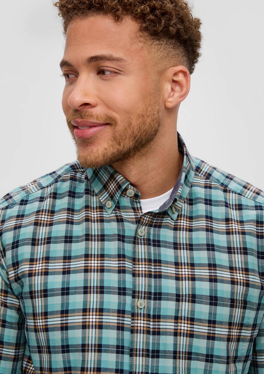 S.Oliver Regular: Hemd Mit Button-down-Kragen