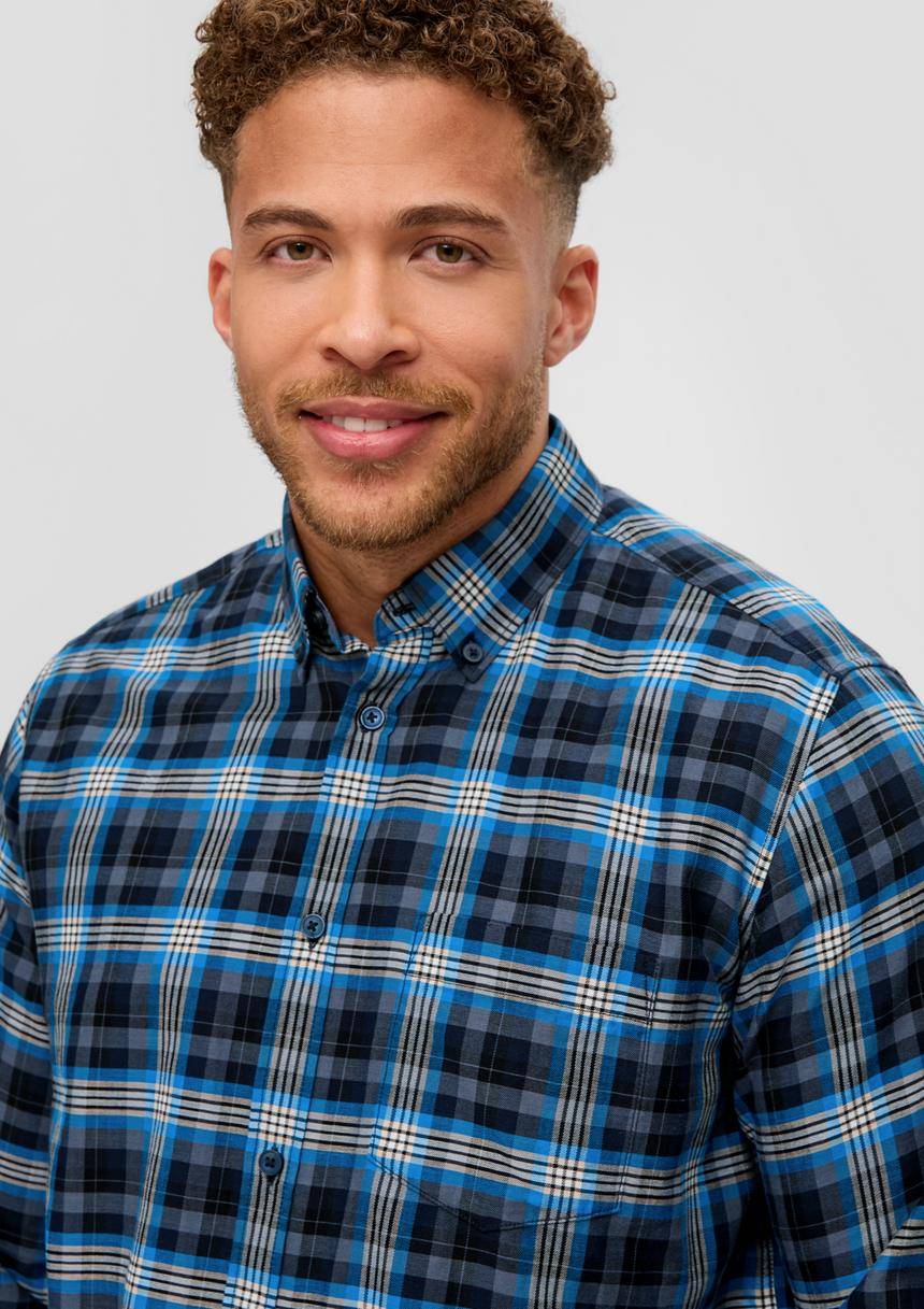 S.Oliver Regular: Hemd Mit Button-down-Kragen
