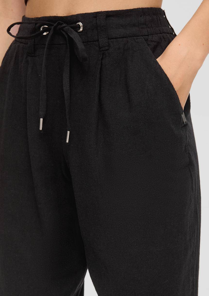 S.Oliver Regular: Hose Aus Leinenmix