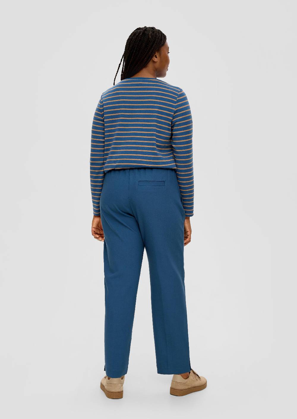 S.Oliver Regular: Hose Aus Viskosemix