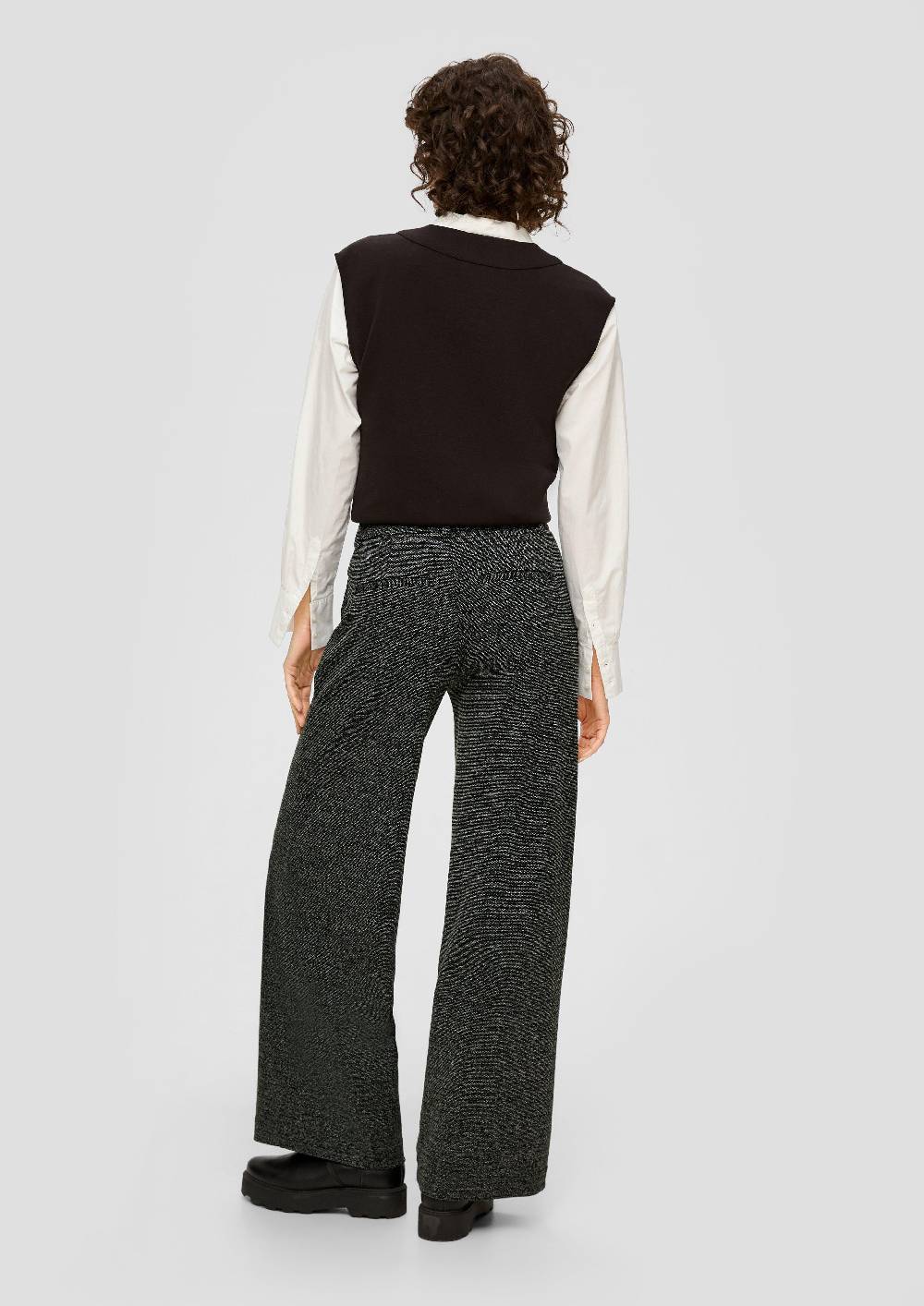 S.Oliver Regular: Hose Mit Wide Palazzo Leg