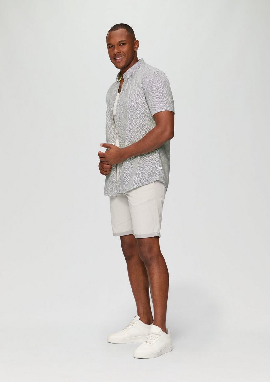 S.Oliver Regular: Kurzarmhemd Mit All-over-Print