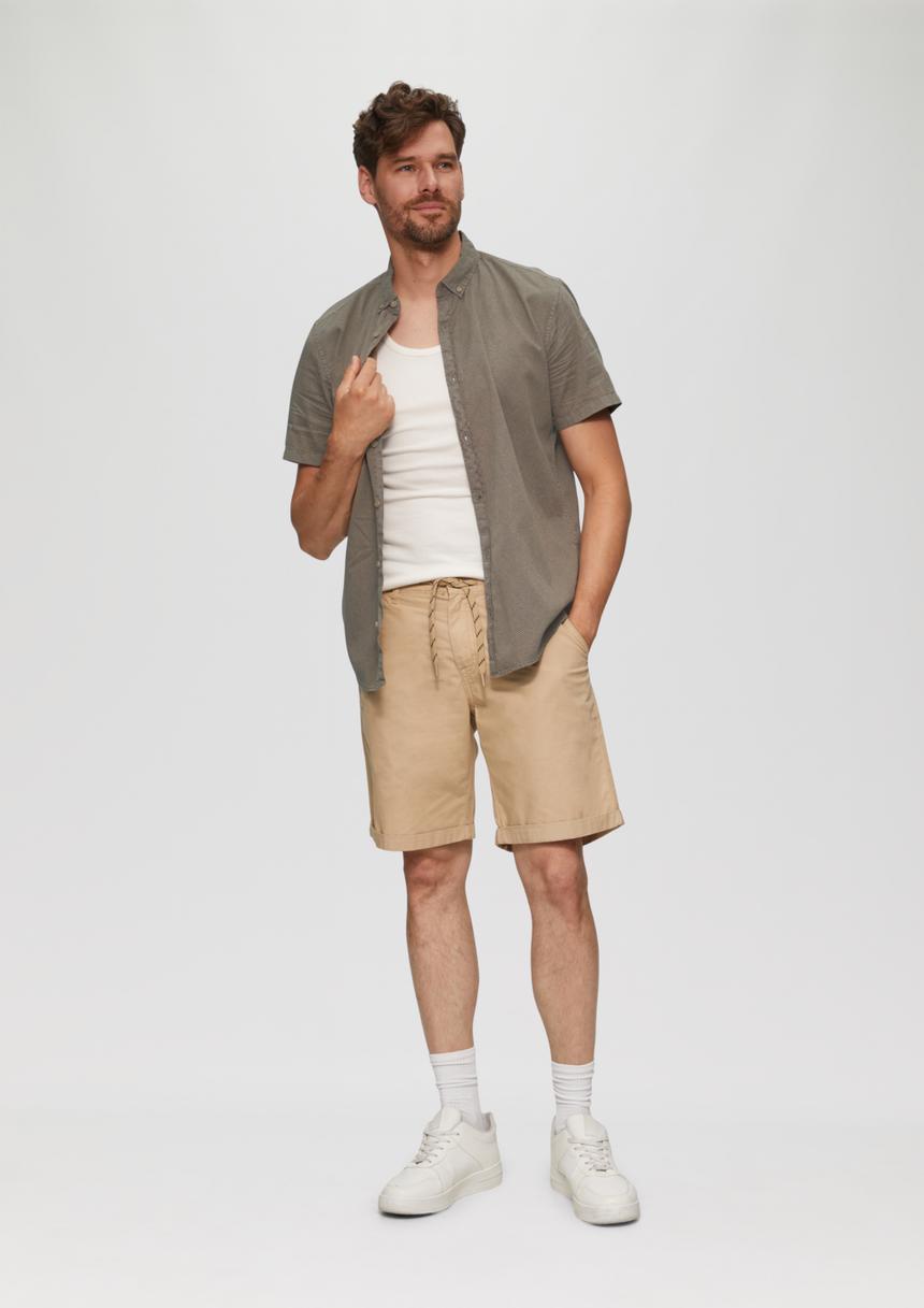 S.Oliver Regular: Kurzarmhemd Mit All-over-Print