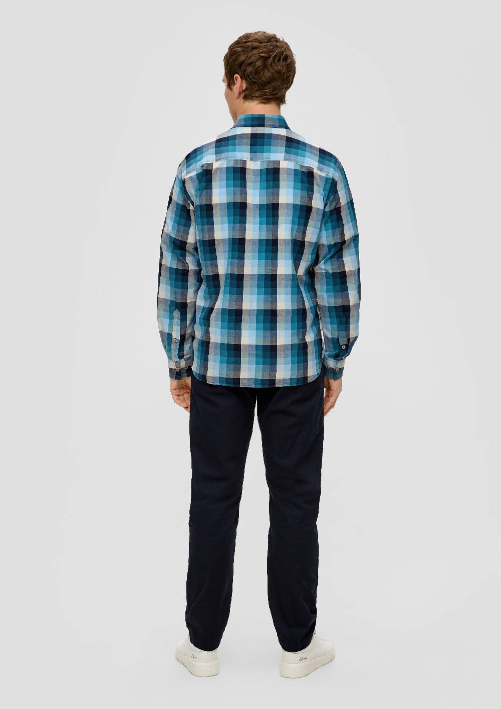 S.Oliver Regular: Langarmhemd Aus Baumwolle