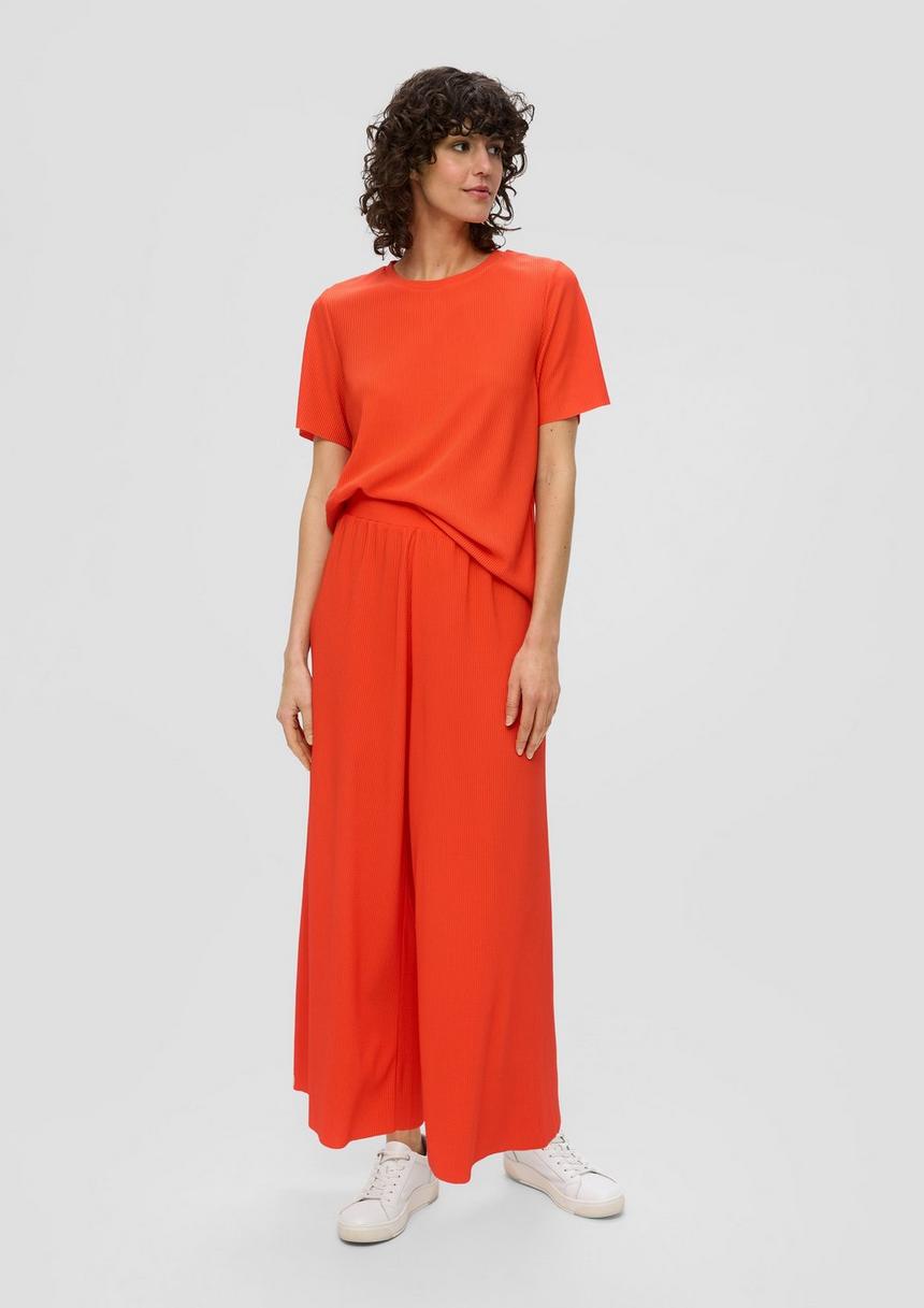 S.Oliver Regular: Plissierte Culottes Aus Jersey