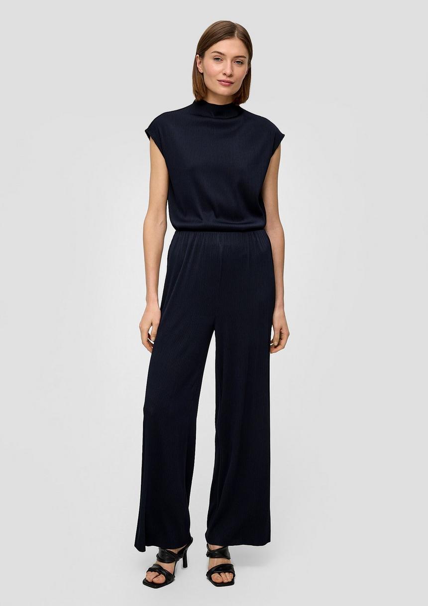 S.Oliver Regular: Plissierte Hose Mit Gummizug