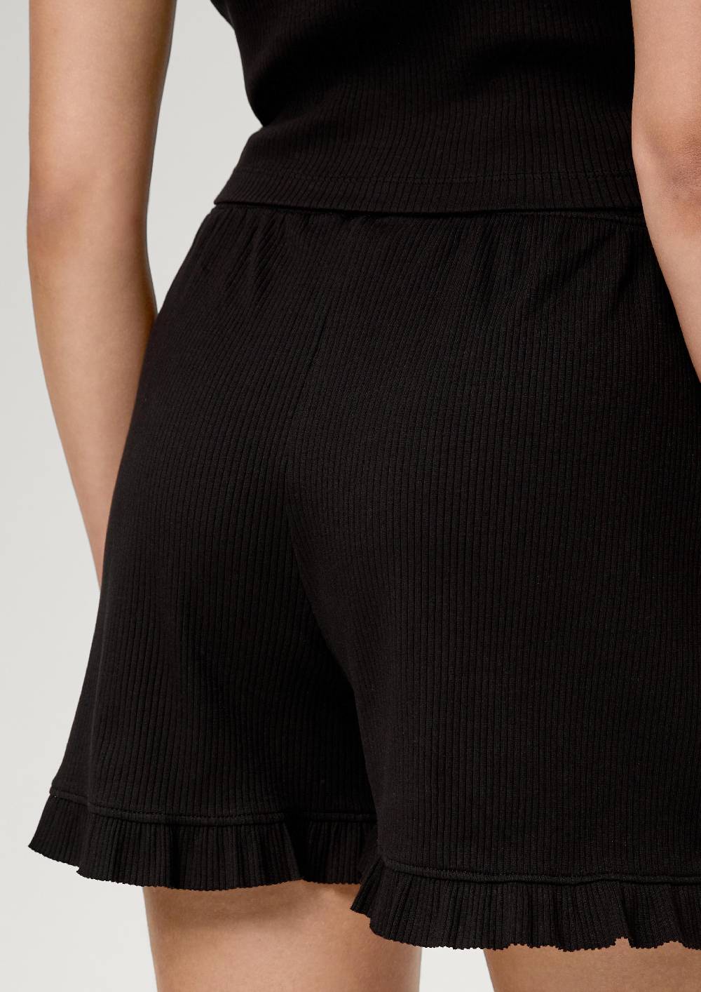 S.Oliver Regular: Shorts Aus Rippware