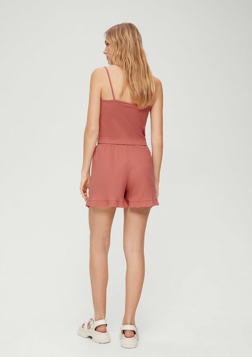 S.Oliver Regular: Shorts Aus Rippware