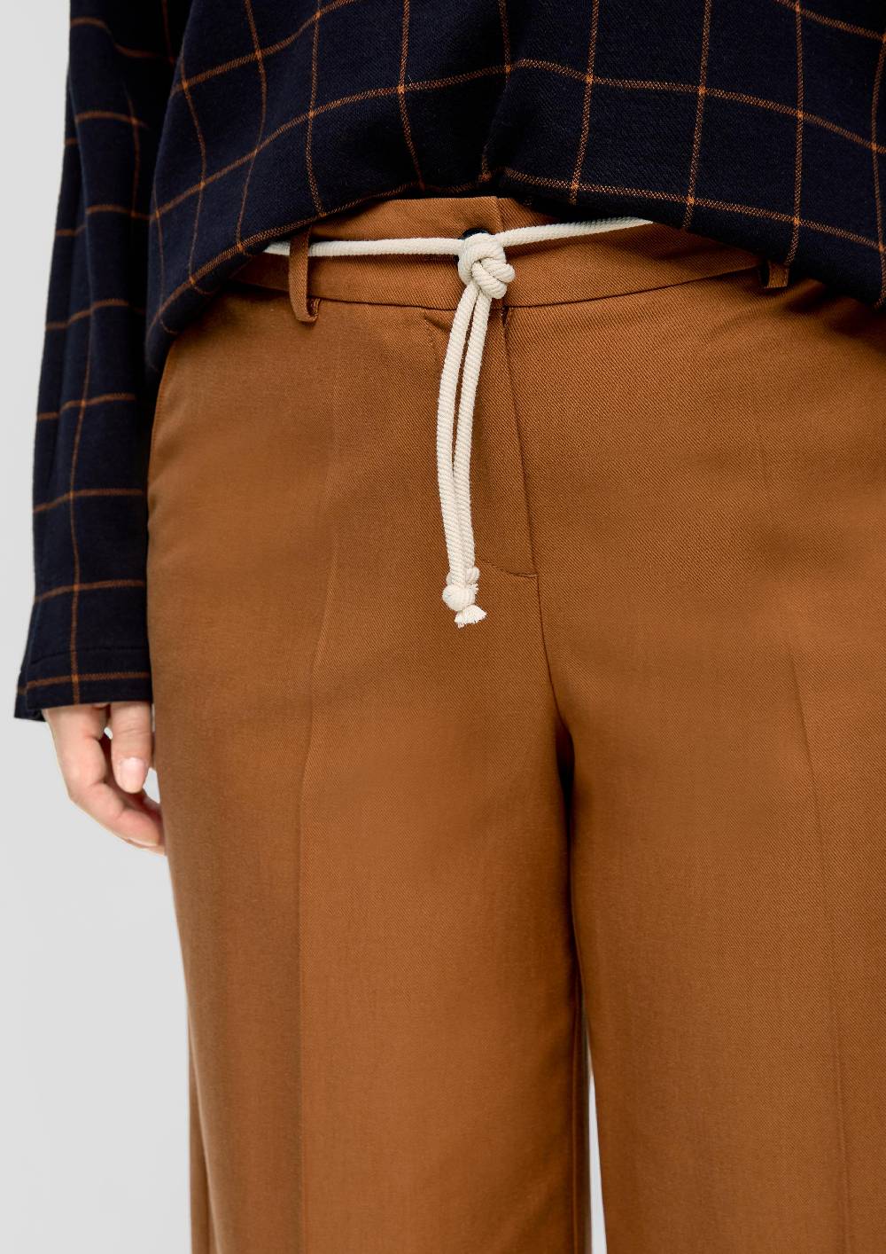S.Oliver Regular: Twill-Hose Aus Viskosemix