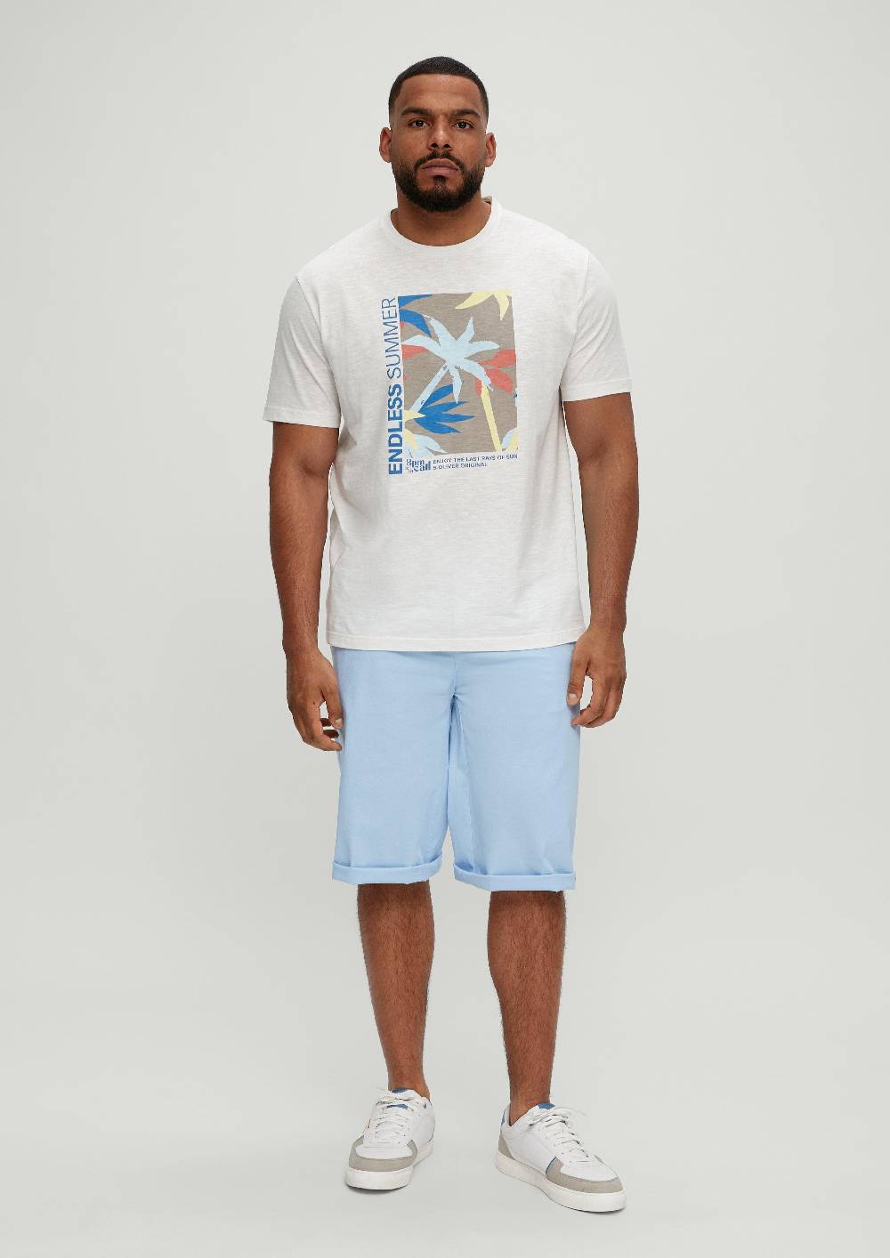 S.Oliver Relaxed: Bermuda Aus Baumwollstretch