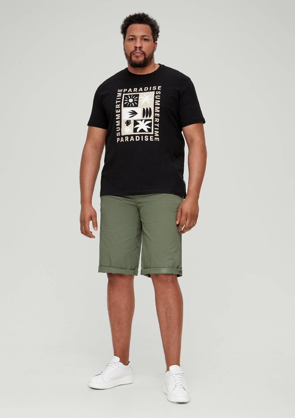 S.Oliver Relaxed: Bermuda Aus Baumwollstretch