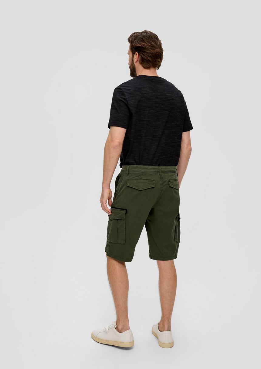 S.Oliver Relaxed: Cargo-Bermuda Mit Garment Dye