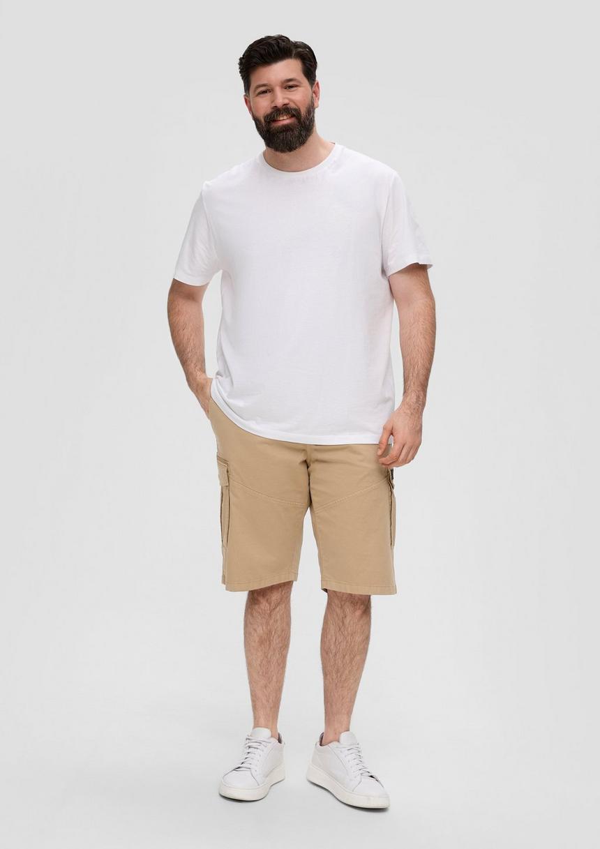 S.Oliver Relaxed: Cargo-Bermuda Mit Garment Dye