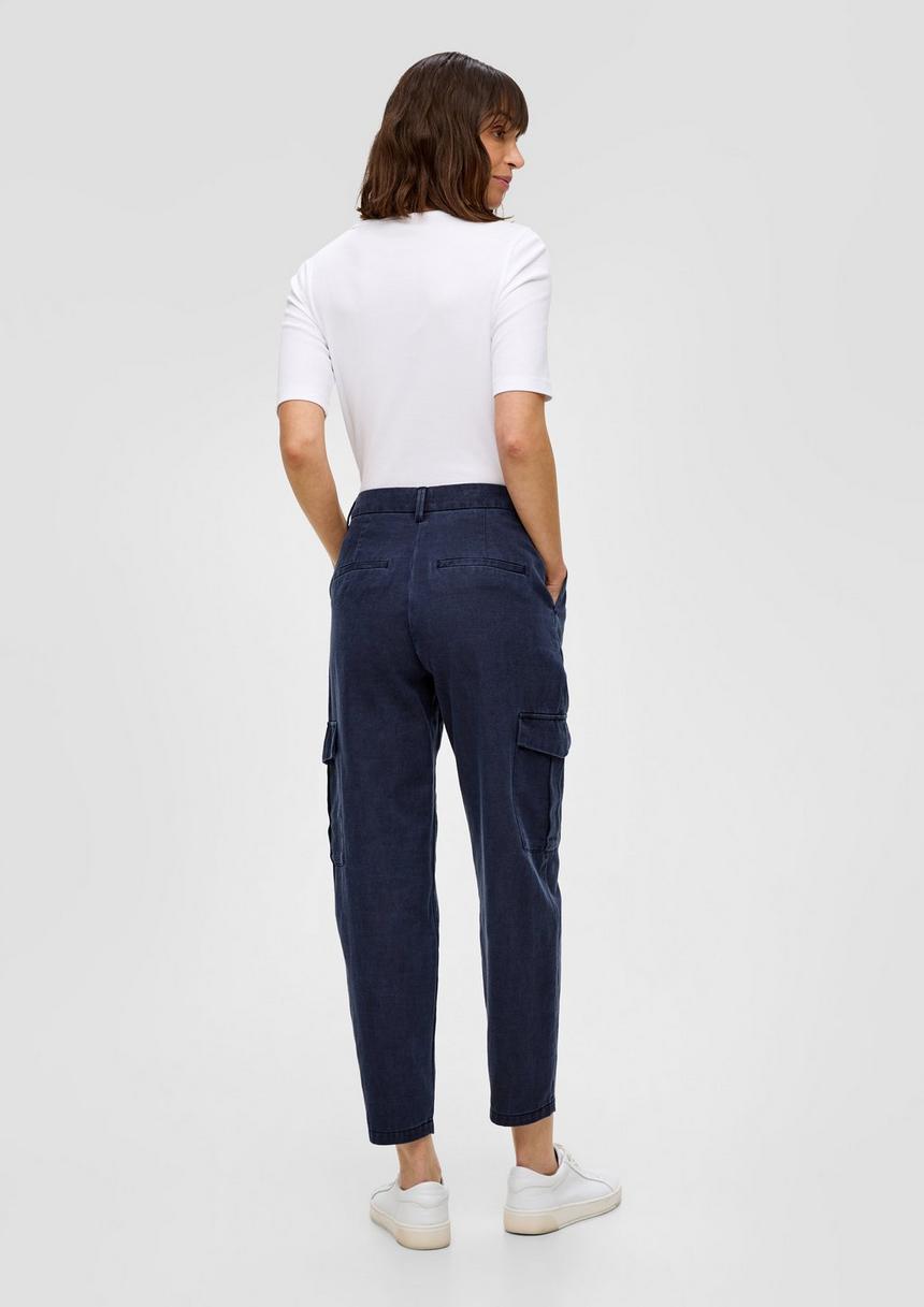 S.Oliver Relaxed: Cargohose Aus Twill