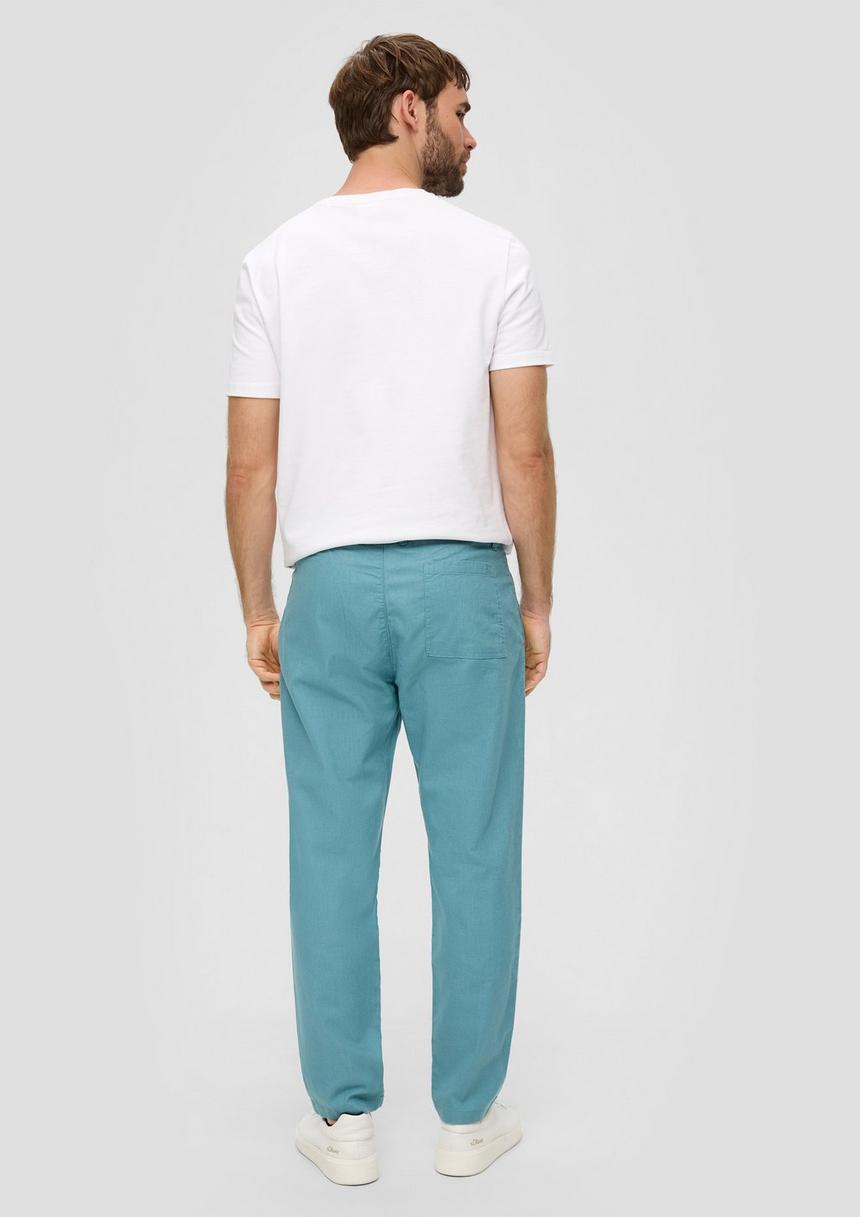 S.Oliver Relaxed: Chinohose Aus Leinenmix
