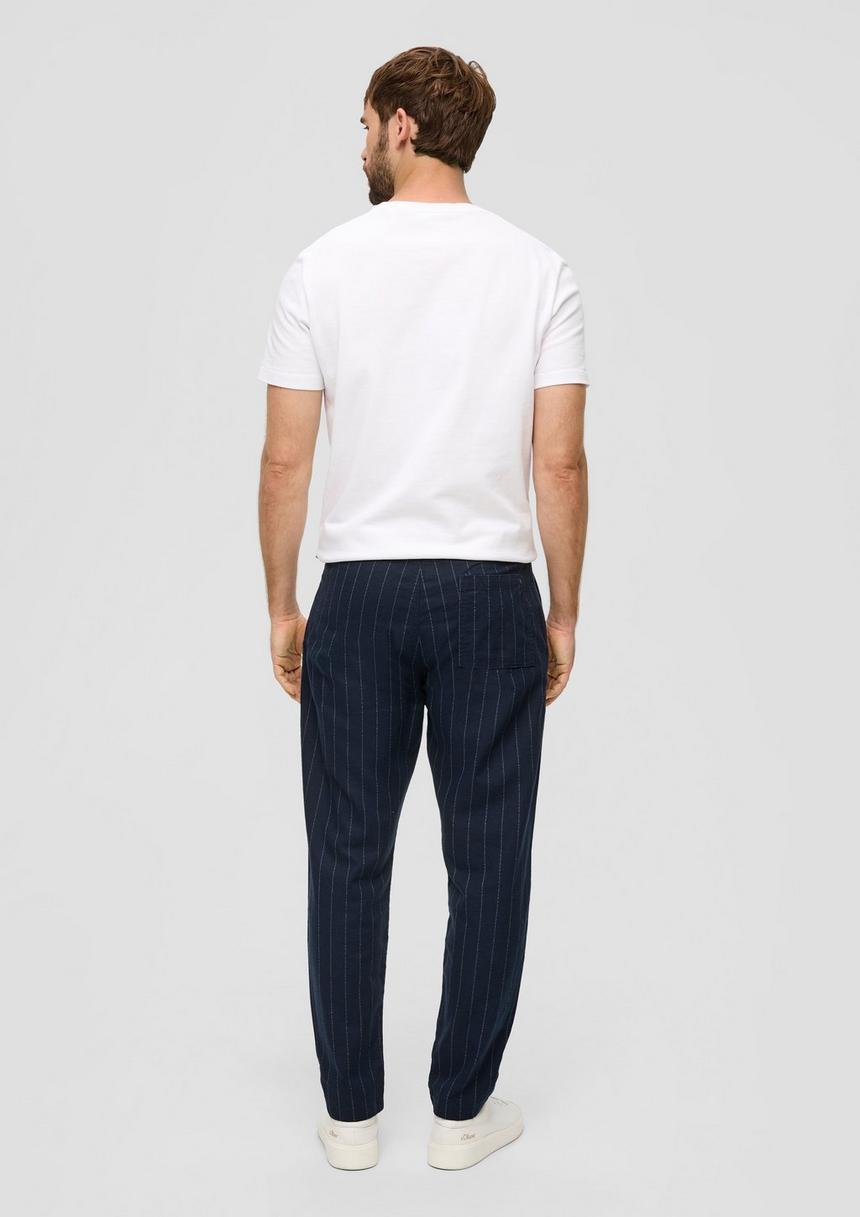 S.Oliver Relaxed: Chinohose Aus Leinenmix