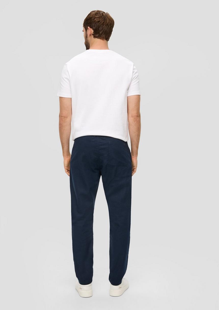 S.Oliver Relaxed: Chinohose Aus Leinenmix