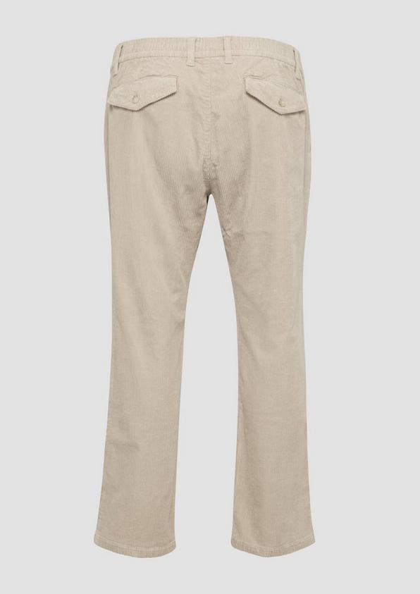 S.Oliver Relaxed: Cord-Chino mit Tapered Leg
