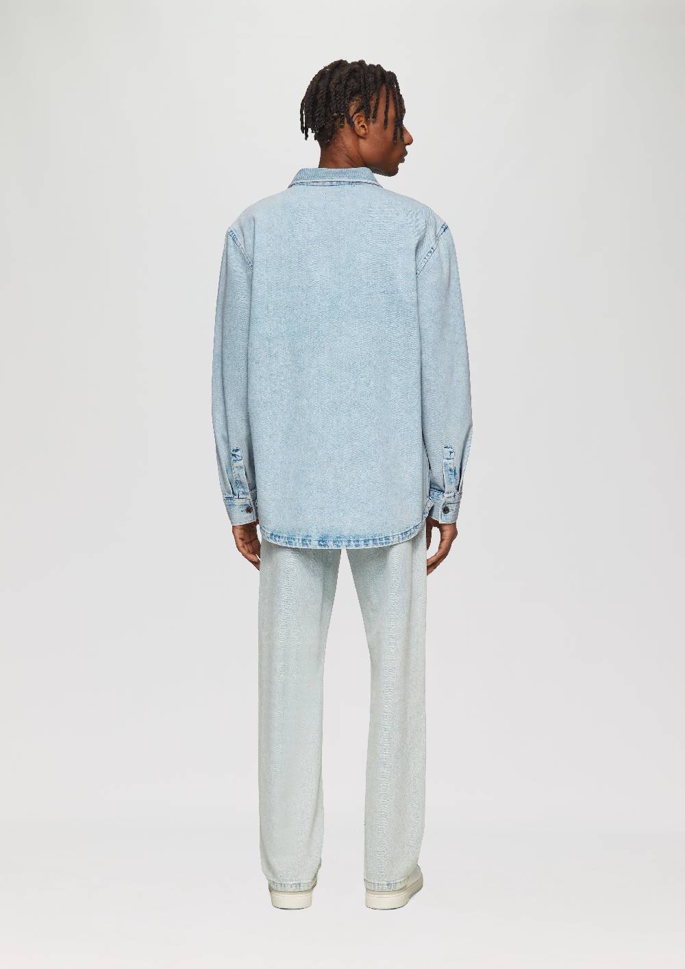 S.Oliver Relaxed Fit: Denim-Hemd Aus Baumwolle