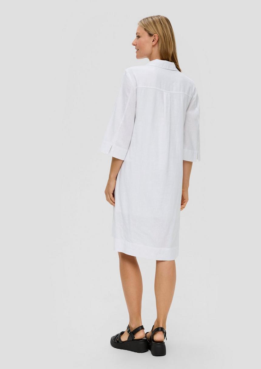 S.Oliver Relaxed Fit-Kleid Aus Leinenmix
