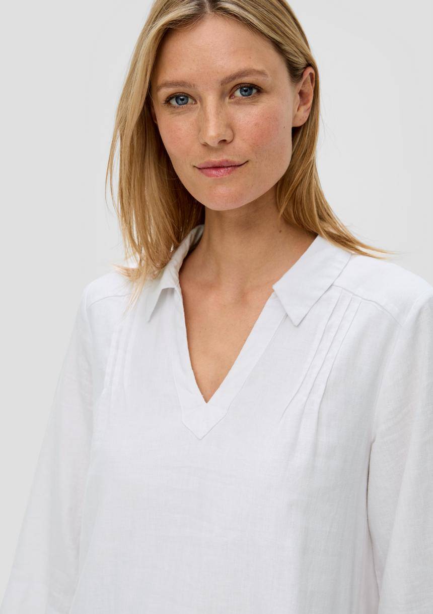 S.Oliver Relaxed Fit-Kleid Aus Leinenmix