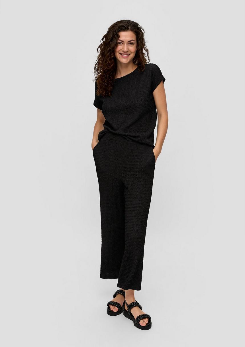 S.Oliver Relaxed-Fit-Shirt In Struktur-Optik