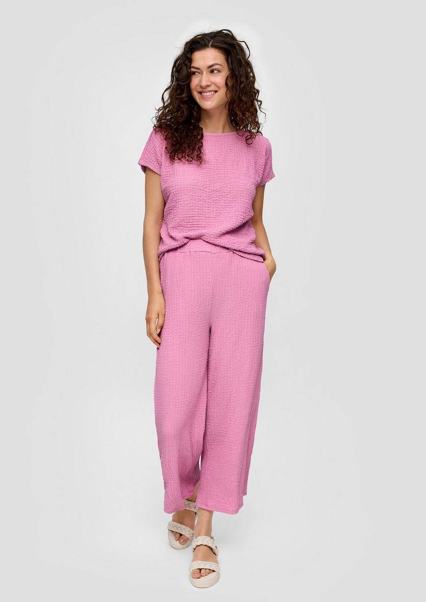 S.Oliver Relaxed-Fit-Shirt In Struktur-Optik