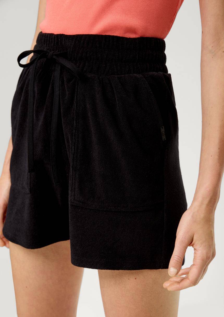 S.Oliver Relaxed: Frottee-Shorts Mit Elastikbund