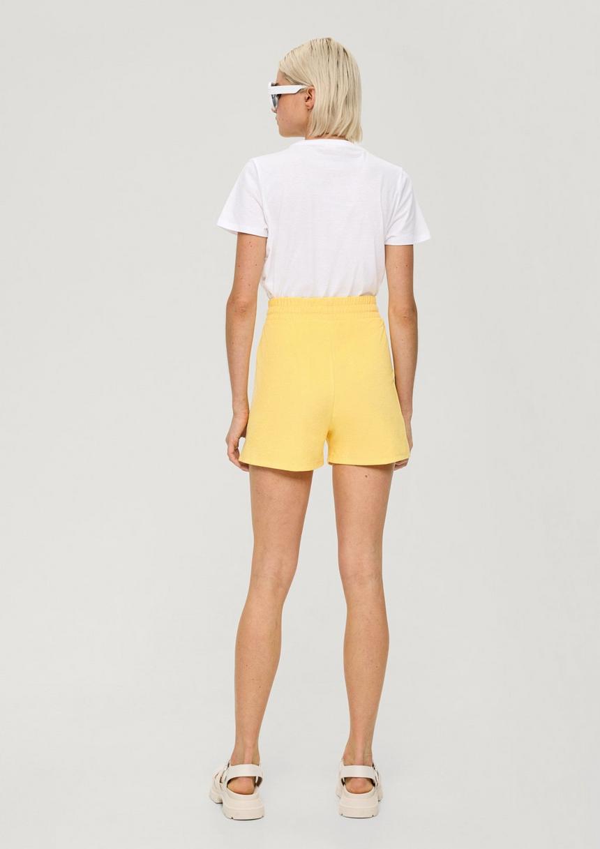 S.Oliver Relaxed: Frottee-Shorts Mit Elastikbund