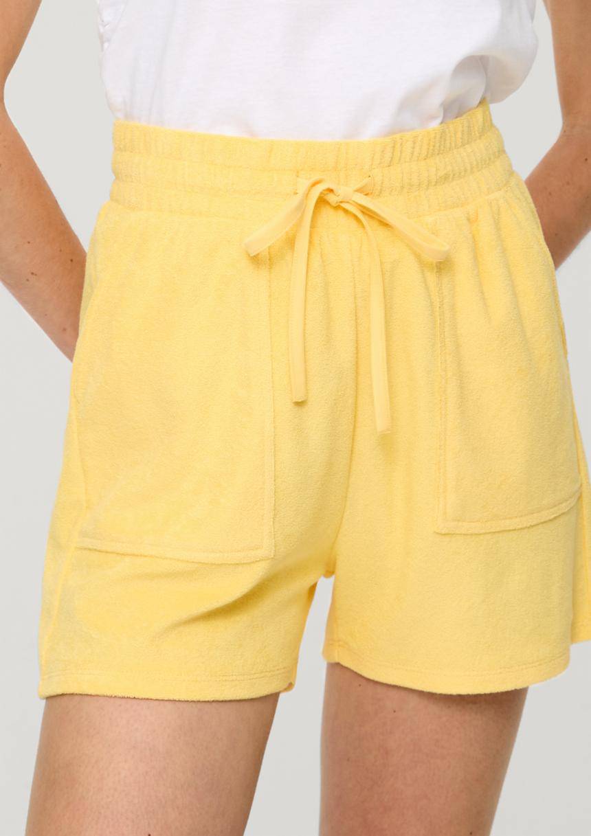 S.Oliver Relaxed: Frottee-Shorts Mit Elastikbund