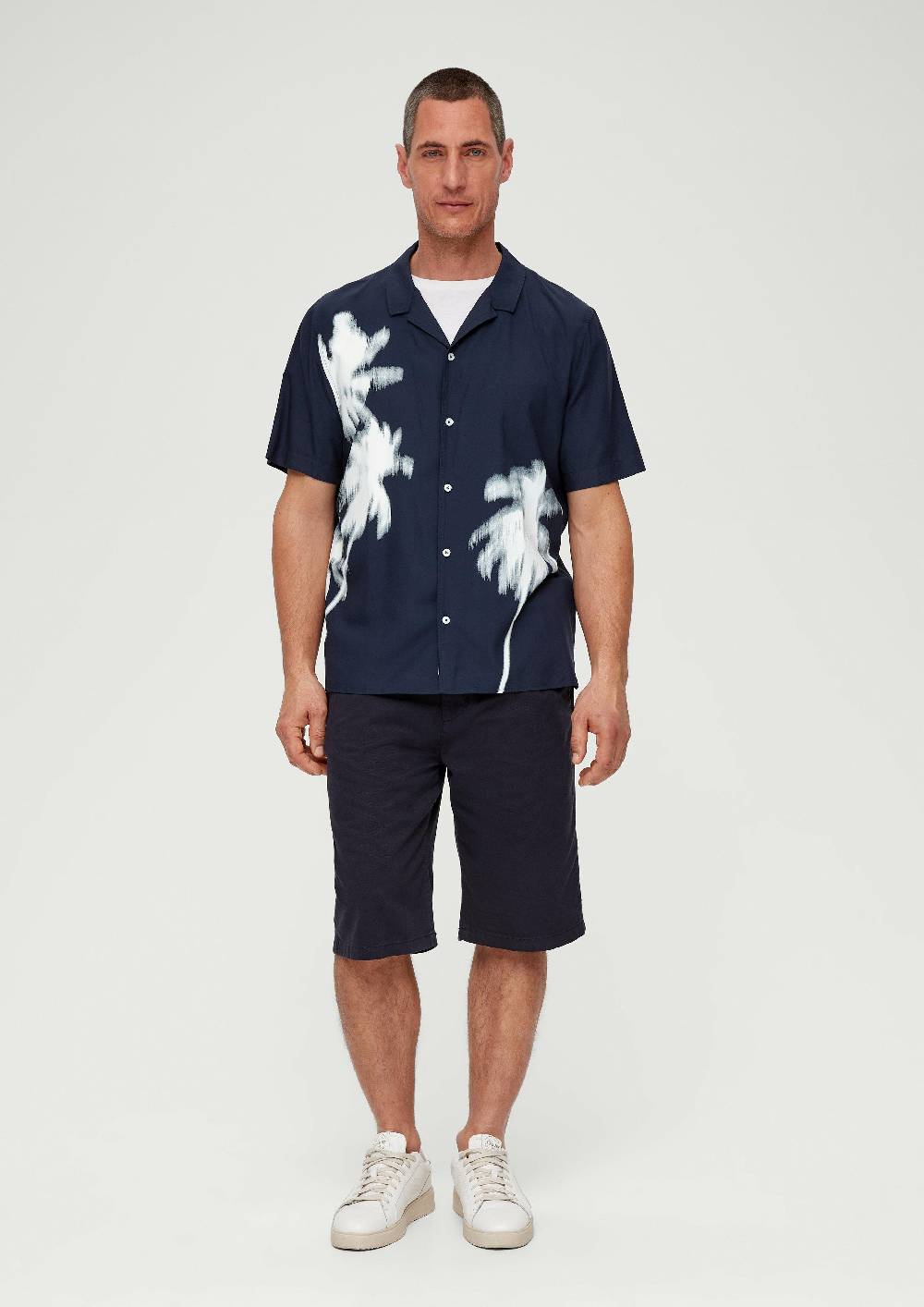 S.Oliver Relaxed: Hemd Aus Viskose