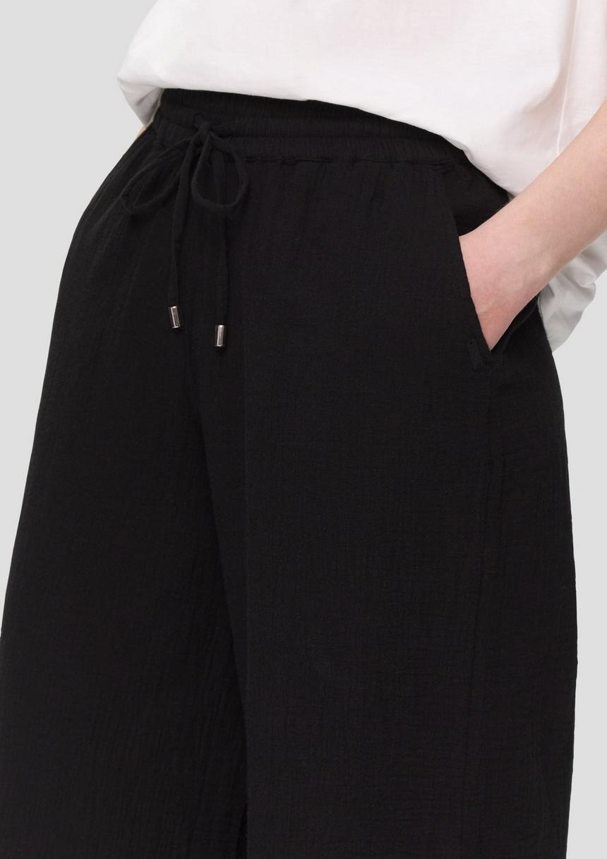 S.Oliver Relaxed: Hose Aus Musselin