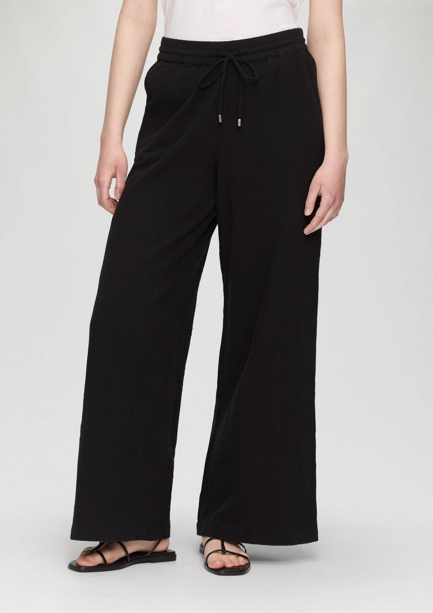 S.Oliver Relaxed: Hose Aus Musselin