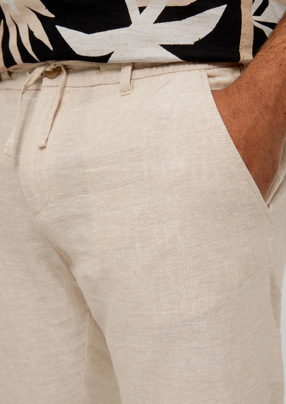 S.Oliver Relaxed: Jogger Aus Leinenmix