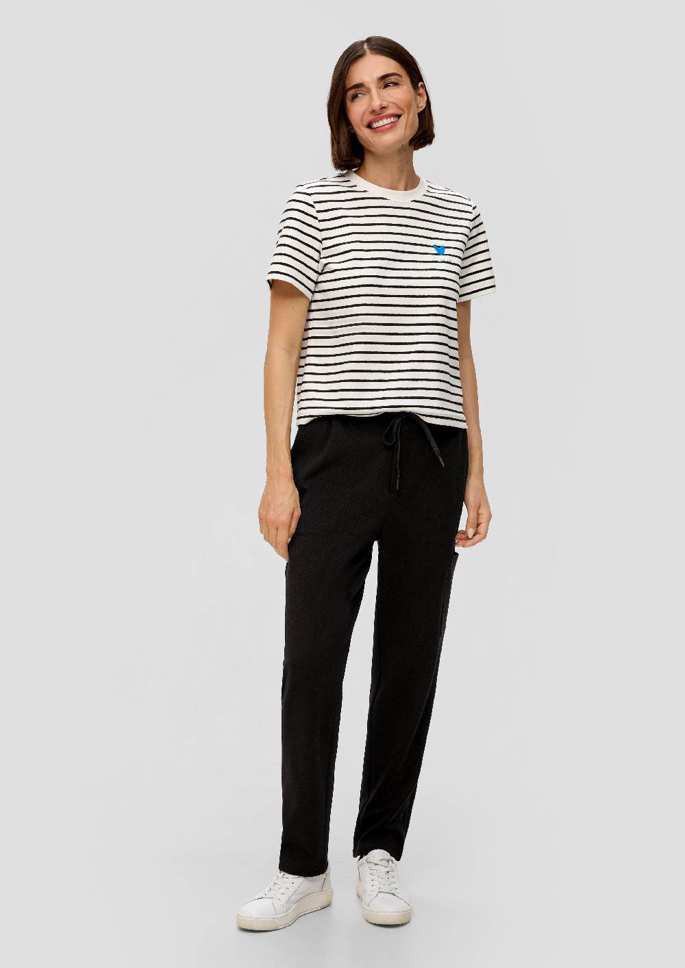 S.Oliver Relaxed: Joggpants Mit Tapered Leg