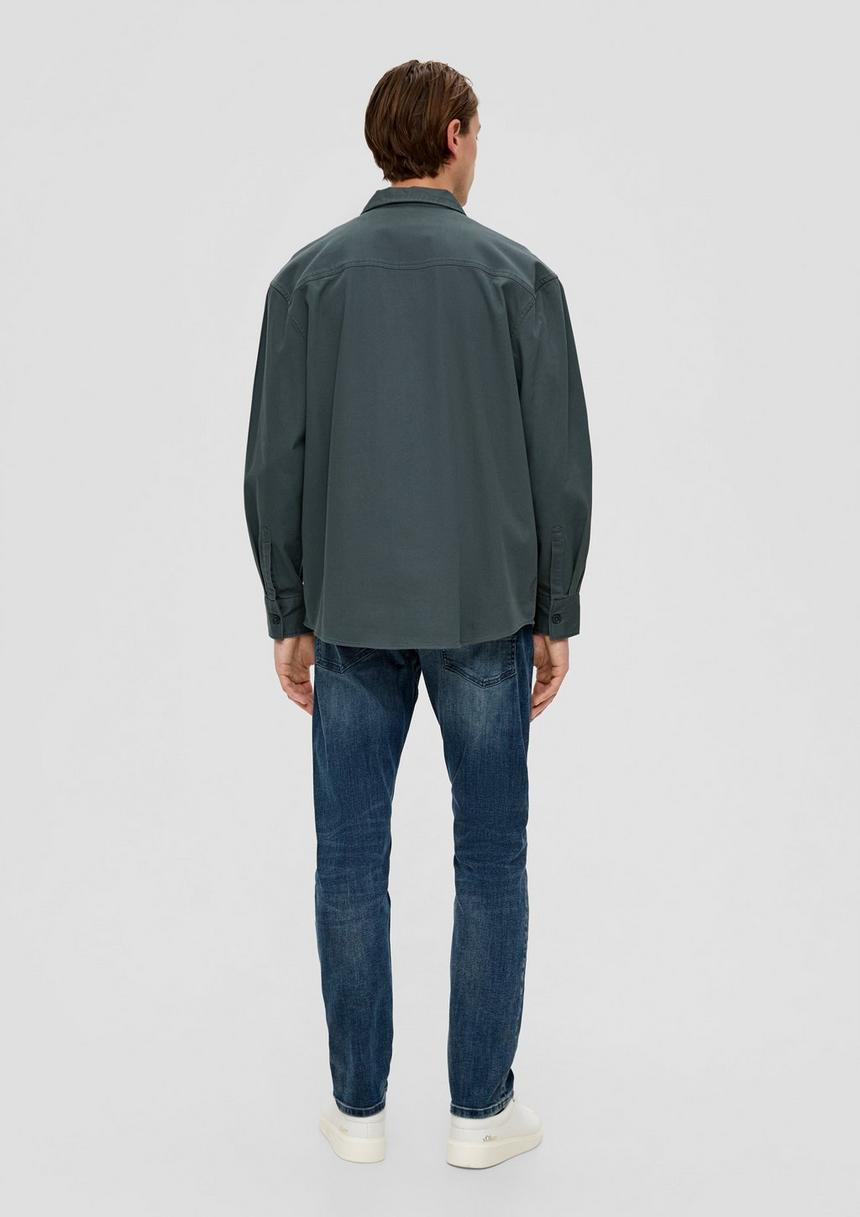 S.Oliver Relaxed: Overshirt Aus Baumwollstretch