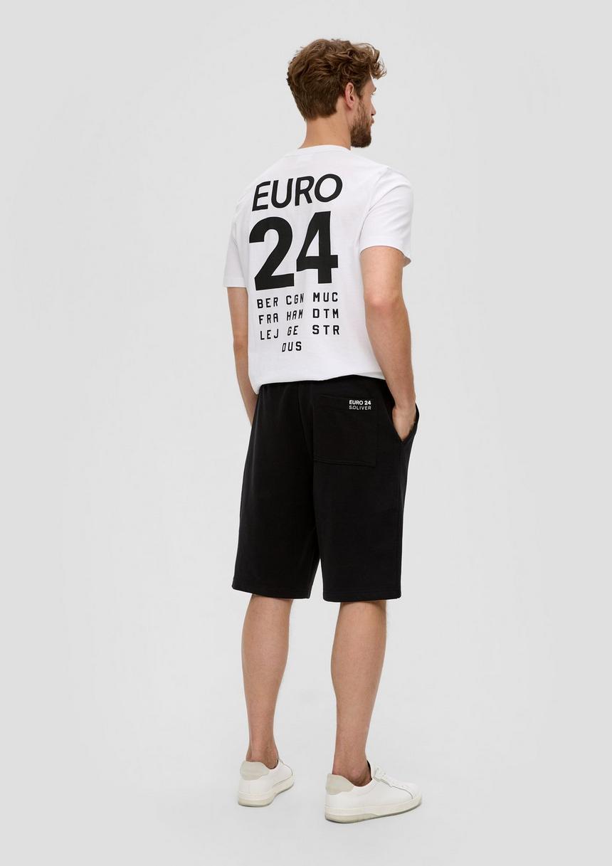 S.Oliver Relaxed: Unisex Bermuda Mit EM-Print