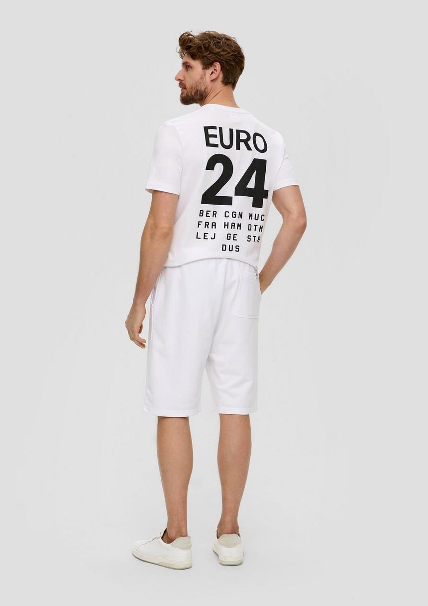 S.Oliver Relaxed: Unisex Bermuda Mit EM-Print