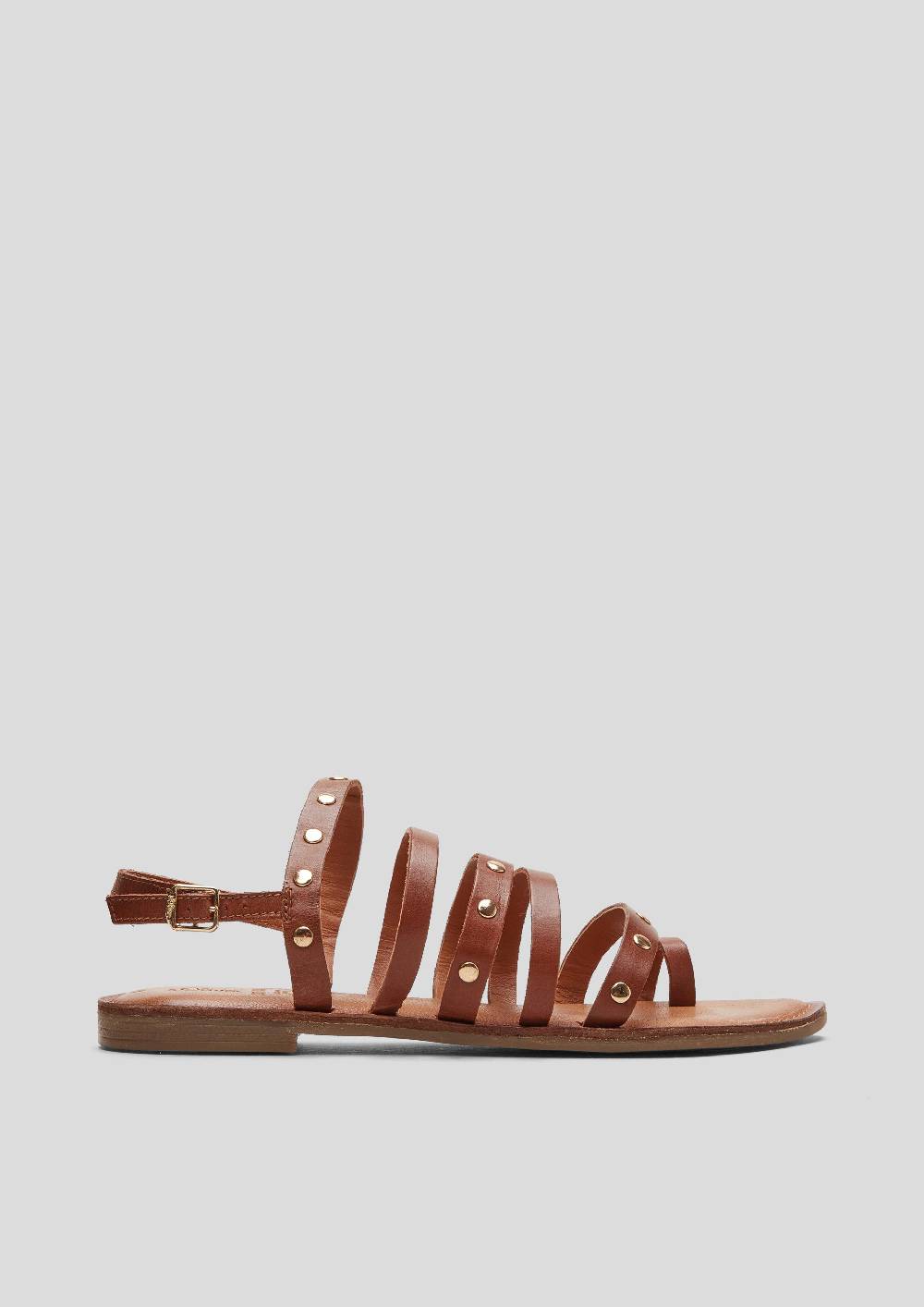 S.Oliver Riemchen-Sandalen Aus Echtleder