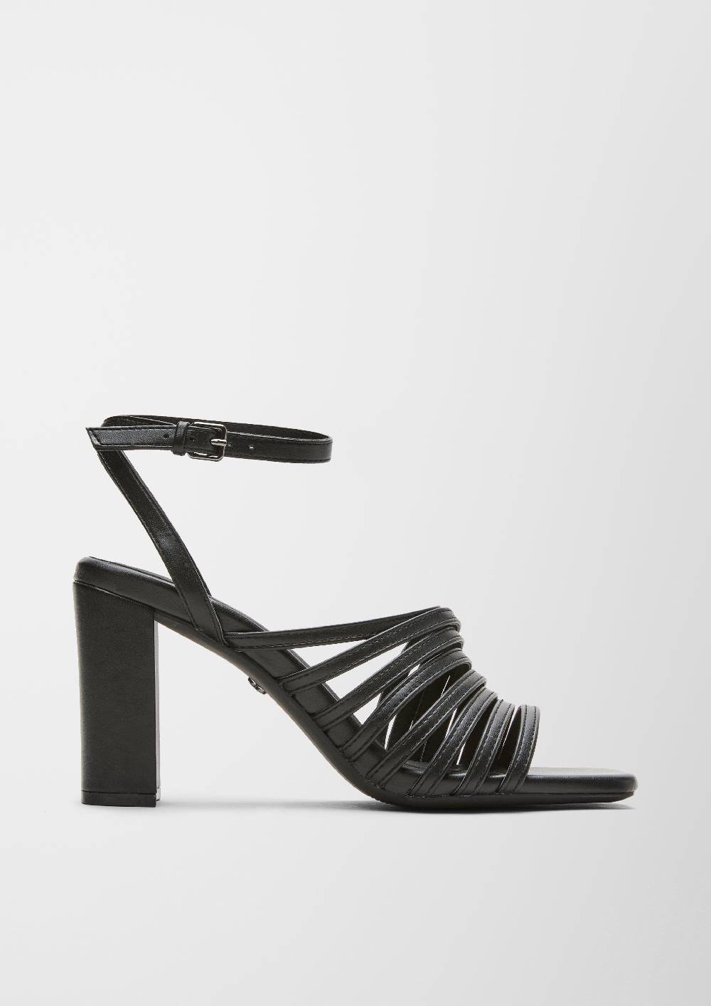 S.Oliver Riemchen-Sandalen In Leder-Optik