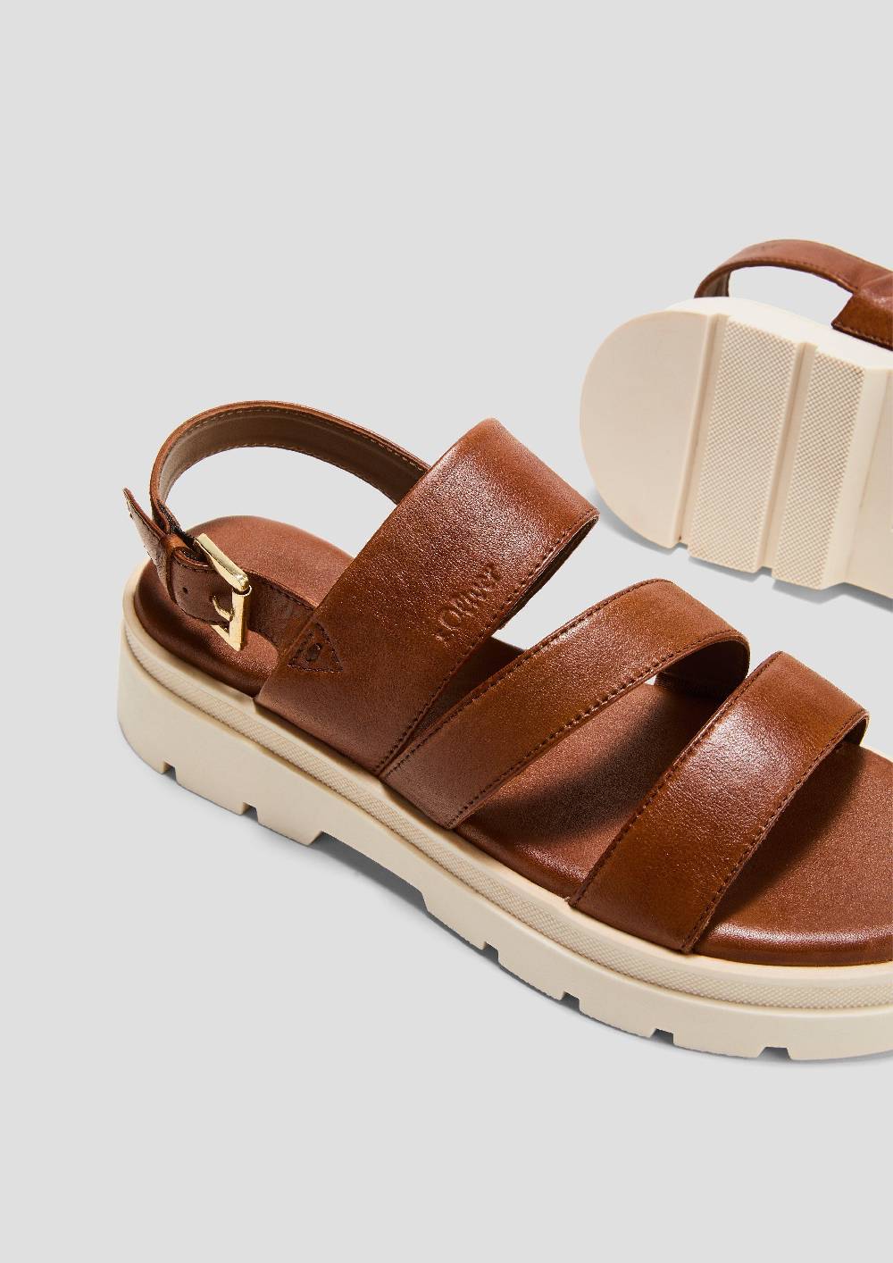 S.Oliver Riemchensandalen Aus Leder