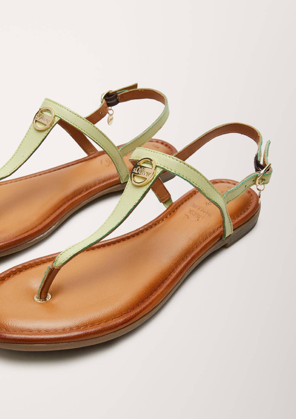 S.Oliver Riemchensandalen Aus Leder