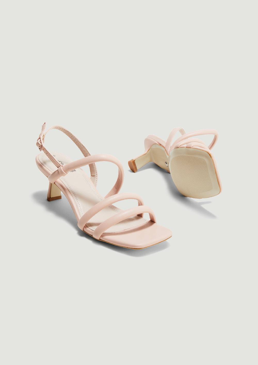 S.Oliver Riemen Sandalen Mit Pfennigabsatz