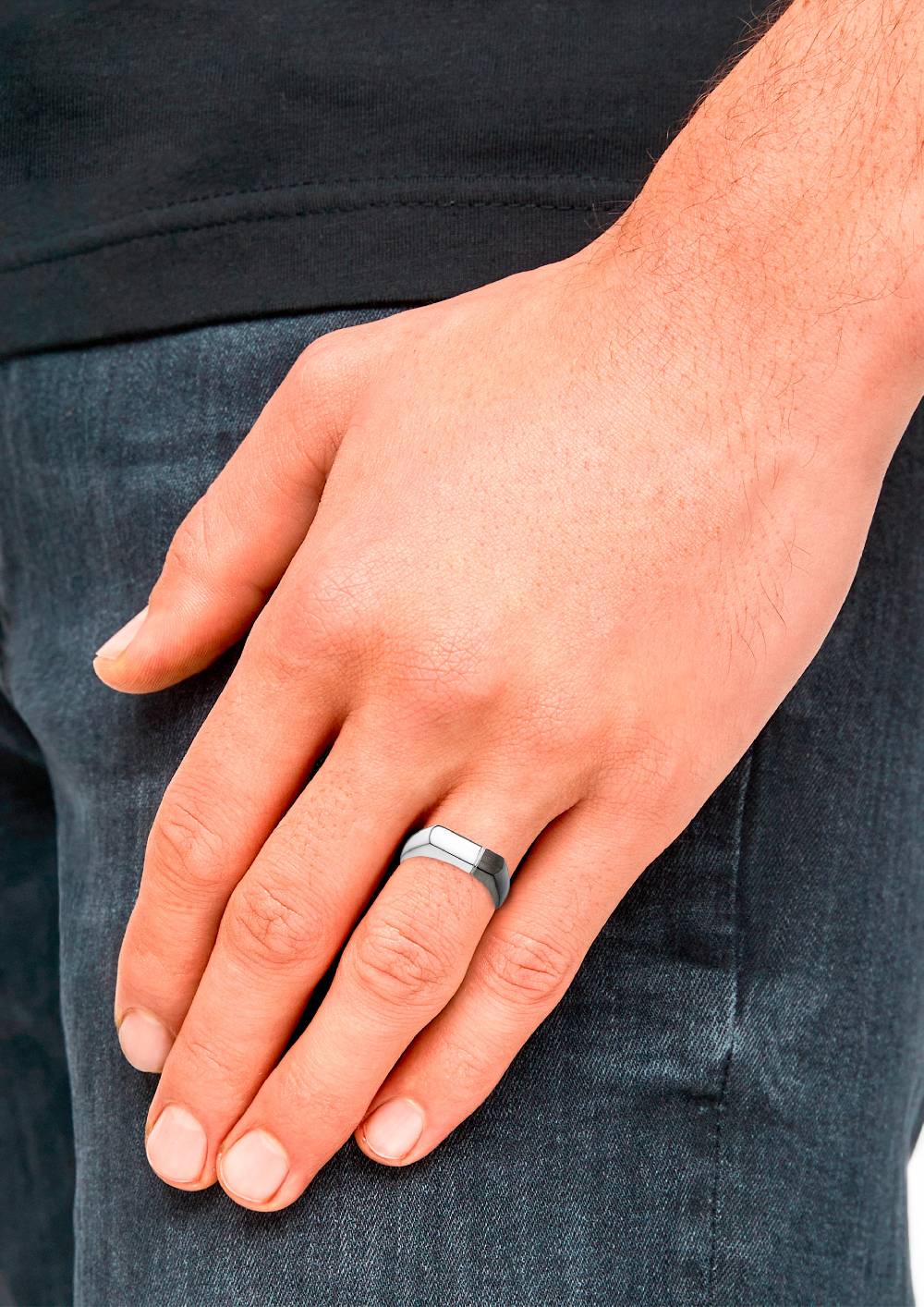 S.Oliver Ring Im Bicolor-Look