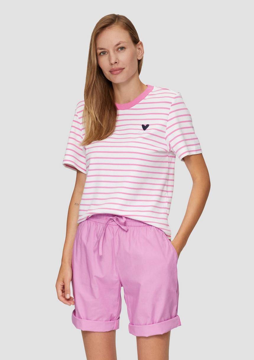 S.Oliver Ringelshirt mit Stickerei